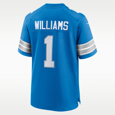 Jameson Williams Detroit Lions Men's Nike NFL Game Jersey