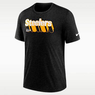 Playera Nike de la NFL para hombre Pittsburgh Steelers Long Pass