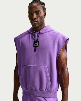 NikeCourt Slam Men's Tennis Sleeveless Pullover Hoodie