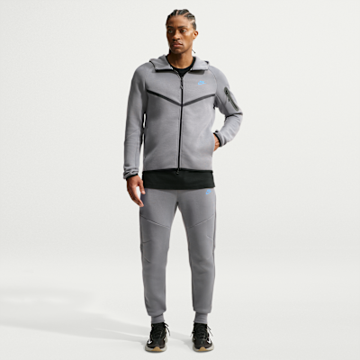 Nike Tech Fleece Windrunner Tam Boy Fermuarlı Erkek Ceketi görsel 4