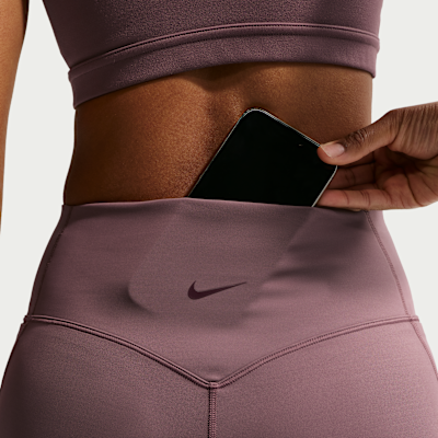 Nike Universa Women's High-Waisted 8" Biker Shorts with No Front Seam