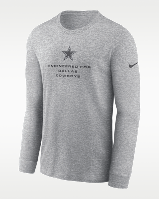 Мужская футболка Dallas Cowboys Team Issue Nike Dri-FIT NFL Long-Sleeve