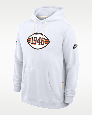 Мужское худи Cleveland Browns Alt Offensive Set Play Sideline Nike Dri-FIT NFL Pullover Hoodie
