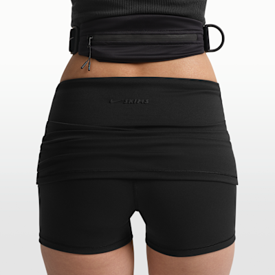 NikeSKIMS 매트 여성 3인치 폴드 오버 웨이스트밴드 쇼츠