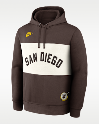 Мужское худи San Diego Padres Cooperstown Legacy Nike MLB Pullover Hoodie