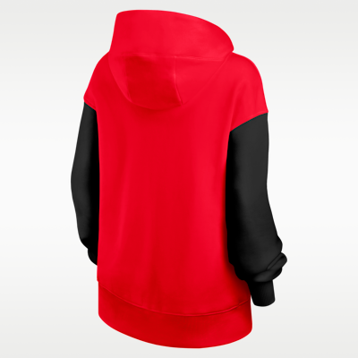 Sudadera con gorro sin cierre universitaria Nike para mujer Ohio State Legacy Phoenix