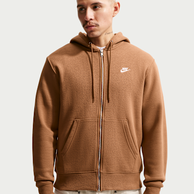 Мужские худи Nike Club Men's Full-Zip Fleece