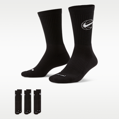 Nike Everyday Crew Basketball Socks (3 Pairs)