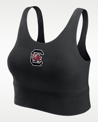 Женские South Carolina Performance Longline Nike Dri-FIT Non-Padded Scoop Bra