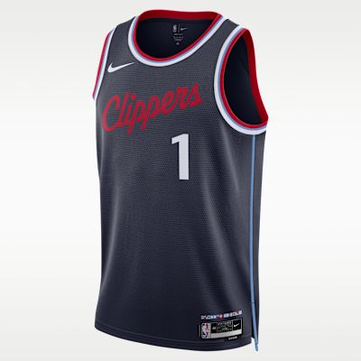 Jersey Nike Dri-FIT de la NBA para hombre James Harden LA Clippers Swingman Icon Edition
