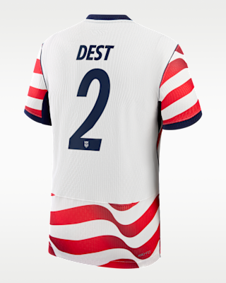 Мужские джерси Sergiño Dest USMNT 2026 Match Home Nike Aero-FIT Soccer Jersey