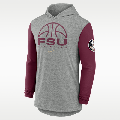 Florida State Basketball Men's Nike Dri-FIT College Long-Sleeve Hooded T-Shirt