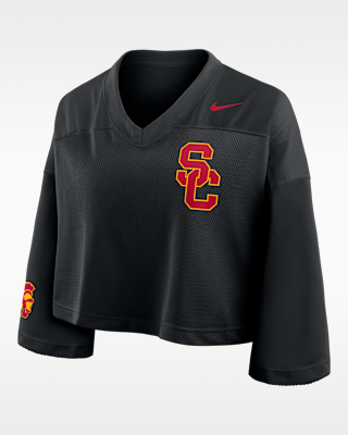 Женские джерси USC Jersey Nike Dri-FIT College Cropped Top