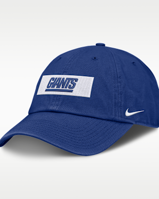 Мужские  New York Giants Primetime Club Wordmark Nike NFL Adjustable Hat
