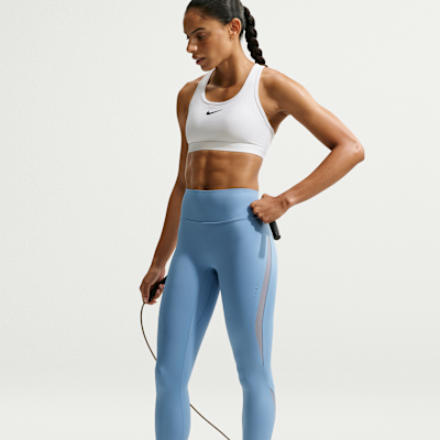 Nike Universa Yüksek Belli Bilek Üstü Fileli Kadın Taytı görsel 4
