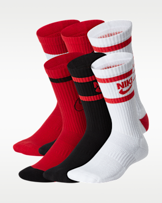 Детские носки Nike Everyday Kids' Cushioned Crew Socks (6 Pairs)