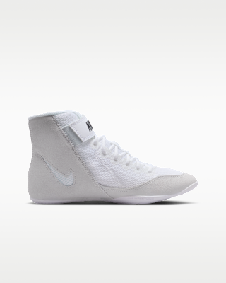 Nike Speedsweep VIII GS Wrestling Shoes White Black Photon Dust Size 5Y Nike Youth Speedsweep VIII Wrestling Shoes main image 2