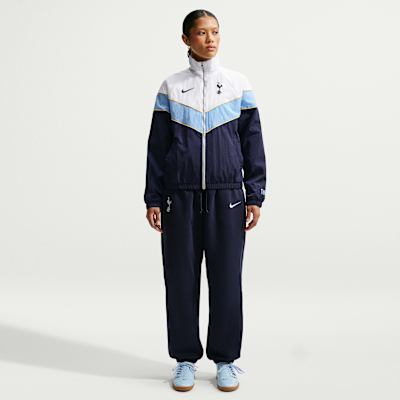 Nike Tottenham Hotspur Windrunner Nike UV Dokuma Kadın Futbol Ceketi görsel 4