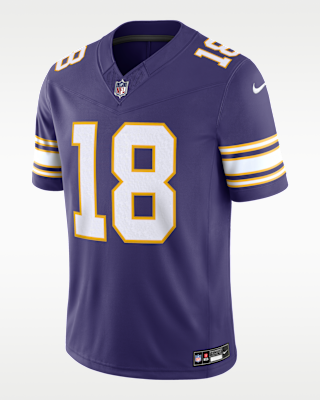Мужские джерси Justin Jefferson Minnesota Vikings Nike Dri-FIT NFL Limited Jersey