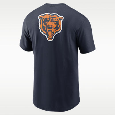 Playera Nike de la NFL para hombre Chicago Bears Rewind Front And Back Hit Essential