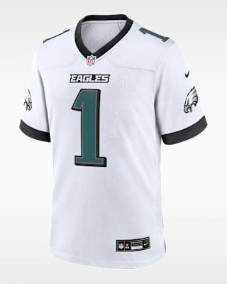 Мужские джерси Jalen Hurts Philadelphia Eagles Nike NFL Game Jersey