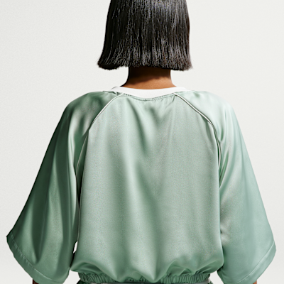 Nike Sportswear Oversize Saten Kadın Üstü görsel 2