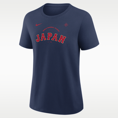 Japan National Baseball Team 2026 World Baseball Classic Script Women's Nike T-Shirt