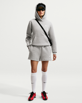 Женские шорты Nike Studio Fleece Medium Weight Mid-Rise Shorts