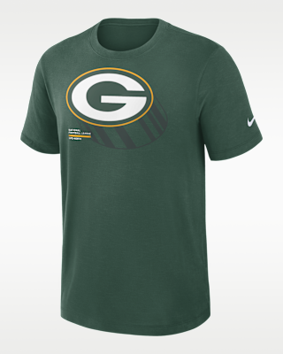 Мужская футболка Green Bay Packers Slub Nike Dri-FIT NFL