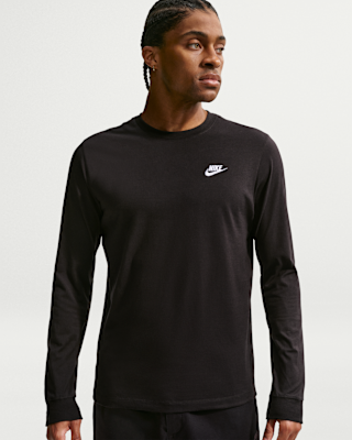 Мужская футболка Nike Sportswear Club Long-Sleeve