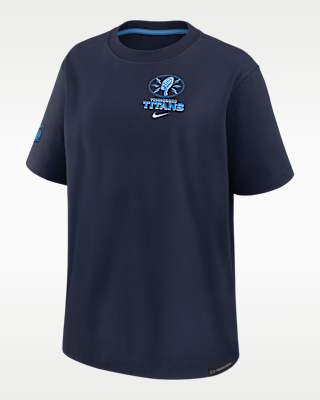 Женская футболка Tennessee Titans Rivalries Collection Essential Boyfriend Nike NFL