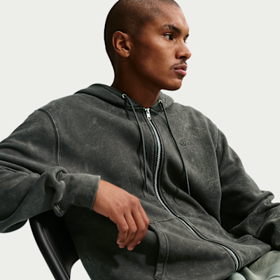 나이키 클럽 남성 풀집 플리스 후디