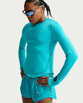 Женские Nike Swift Dri-FIT UV Long-Sleeve Crew-Neck Top для бега