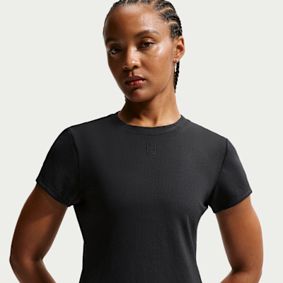 NikeCourt Advantage Dri-FIT Kısa Kollu Kadın Tenis Üstü