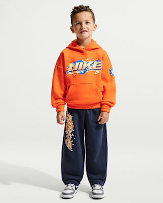 Детское худи Nike Sportswear Little Kids' Snow Motion Fleece Pullover Hoodie 2-Piece Set