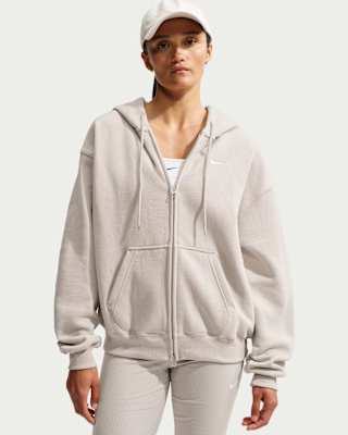 Женское худи Nike Studio Fleece Medium Weight Oversized Full-Zip Hoodie