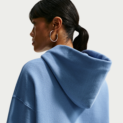 Nike Studio Fleece Orta Kalınlıkta Oversize Kapüşonlu Kadın Sweatshirt'ü görsel 2