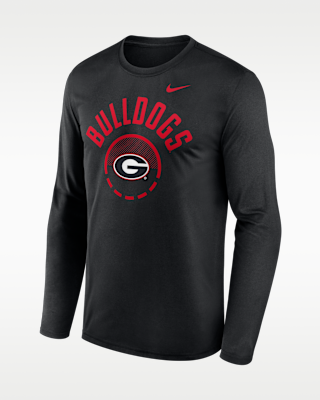 Мужская футболка Georgia Courtside Nike Dri-FIT College Long-Sleeve