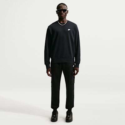 Nike Club Fransız Havlu Kumaşı Erkek Crew Üstü görsel 4
