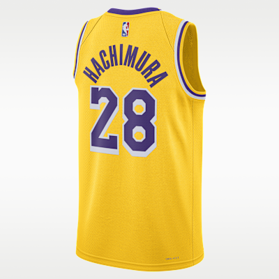 ロサンゼルス レイカーズ アイコン エディション メンズ ナイキ Dri-FIT NBA スウィングマン ジャージー