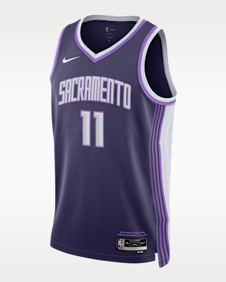 Мужские джерси Domantas Sabonis Sacramento Kings City Edition Nike NBA Swingman Jersey