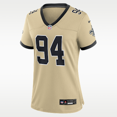 Jersey Nike de la NFL Game para mujer Cameron Jordan New Orleans Saints