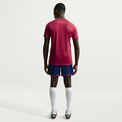 Nike FC Barcelona Strike Nike Dri-FIT Kısa Kollu Erkek Futbol Üstü görsel 4