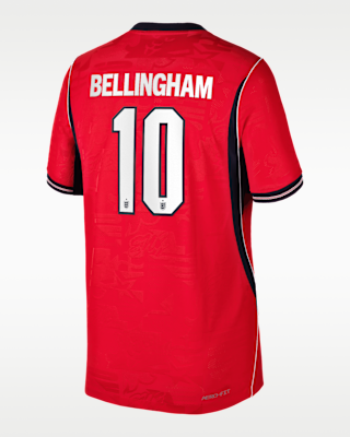 Женские джерси Jude Bellingham England National Team 2026 Match Away Big Kids' Nike Dri-FIT ADV Soccer Jersey