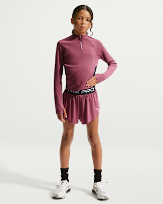 Детские шорты Nike Pro Big Kids' (Girls') Dri-FIT 2-in-1 Shorts