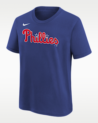 Детская футболка Philadelphia Phillies Wordmark Big Kids' Nike MLB