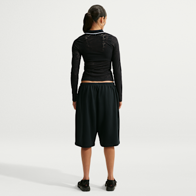 Nike Sportswear Chill Knit Sıkı Kesimli Mod-Crop Uzun Kollu Lace Kadın Üstü görsel 5