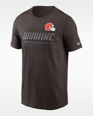 Мужская футболка Cleveland Browns Sideline Team Issue Nike Dri-FIT NFL