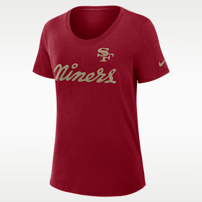 San Francisco 49ers Rivalries Collection Slub Women's Nike Dri-FIT NFL T-Shirt
