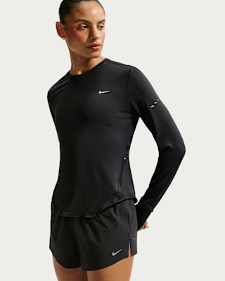 Женские  Nike Swift Dri-FIT UV Long-Sleeve Crew-Neck Top для бега